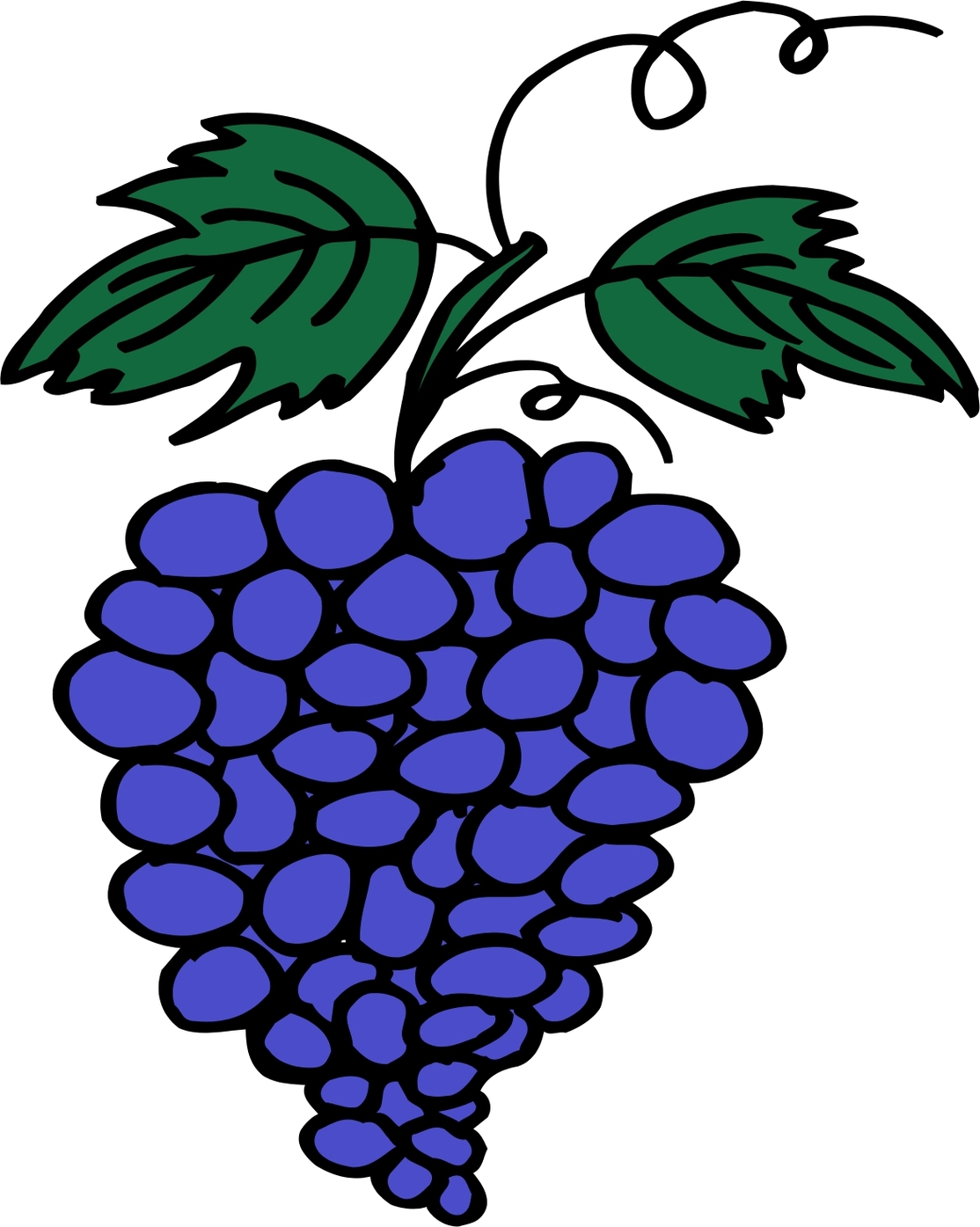 Cartoon Grapes Clipart - Free to use Clip Art Resource