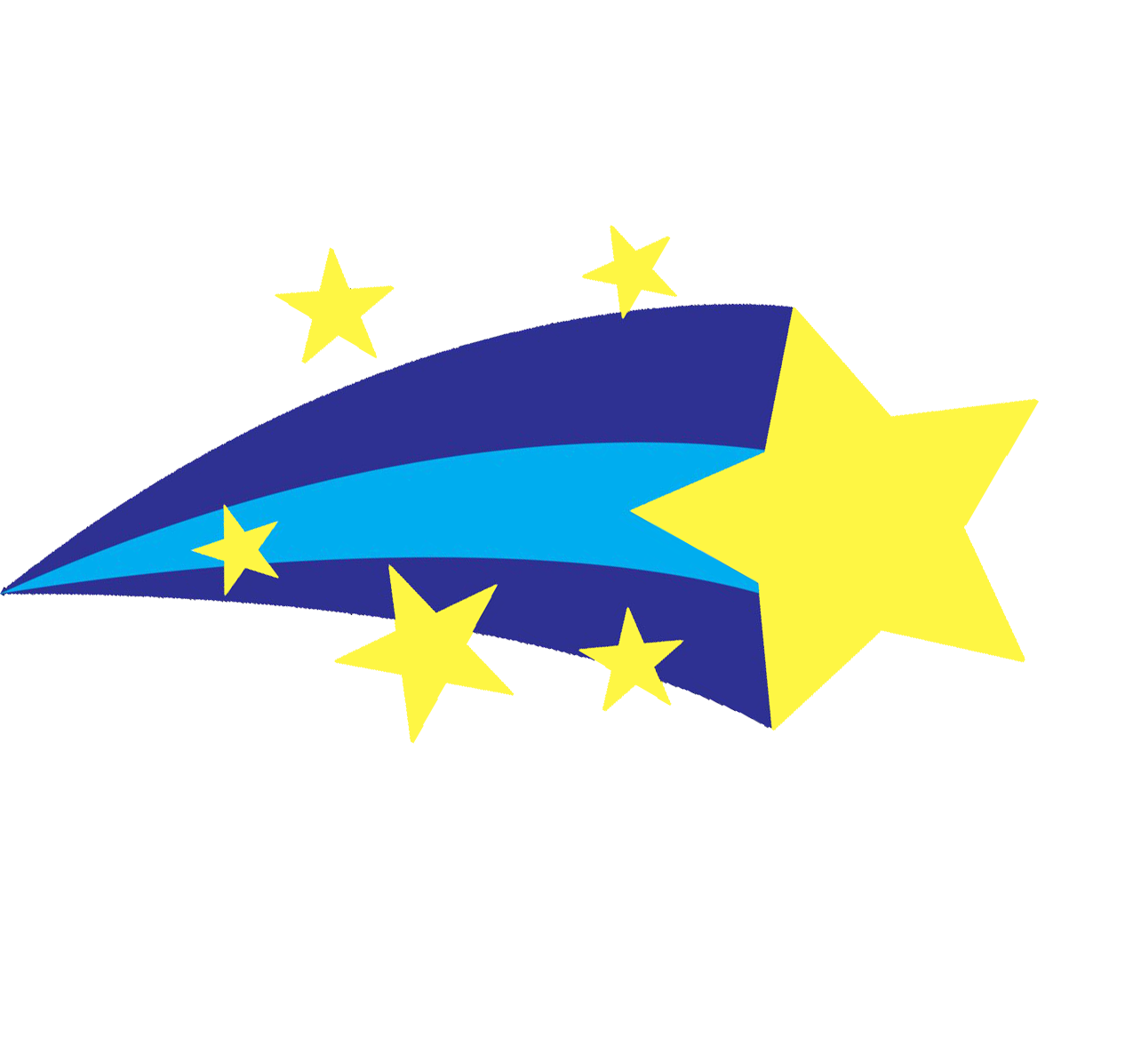 Clipart shooting star