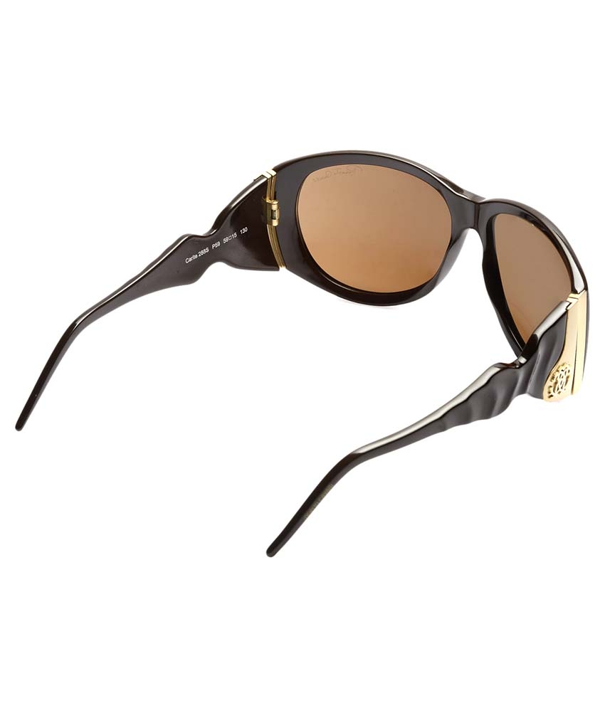 Roberto Cavalli Brown Oversized Sunglasses ( RC CARITE 288S P59|59 ...