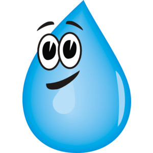 Water drops clipart