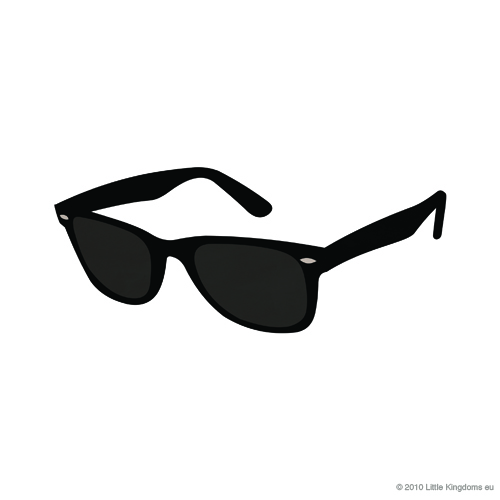 Sunglasses clip art black and white free clipart clipartix ...
