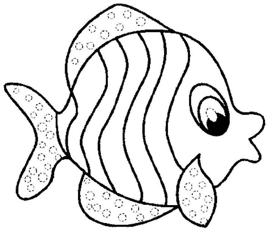 Fish Coloring Pages - Printable Free Coloring Pages