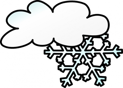 Free clipart snow day