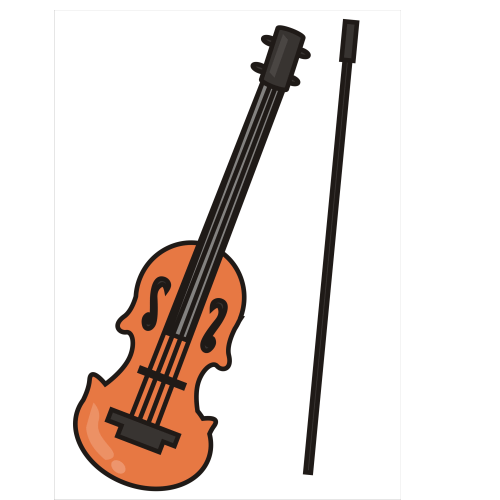 Clipart of violin