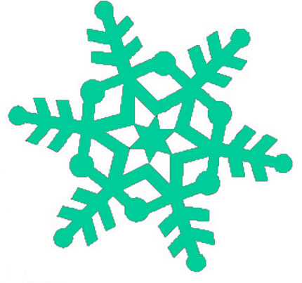 Red Snowflake Clipart - Free Clipart Images