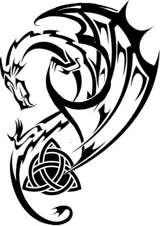 Celtic Dragon Tattoos | Dragon ...