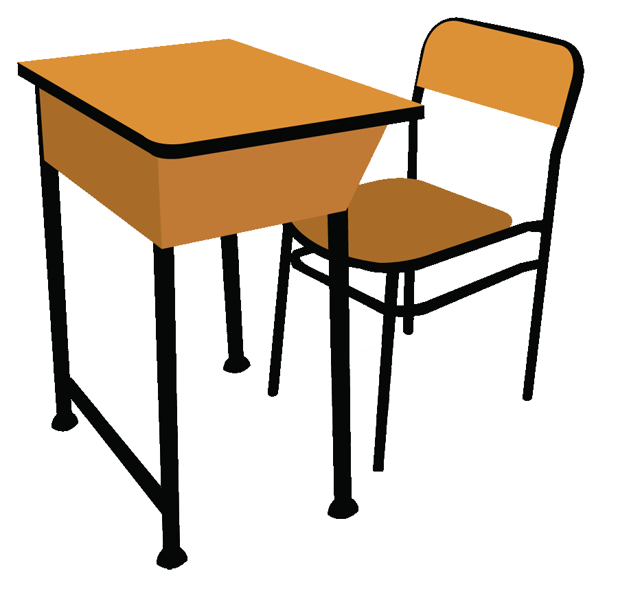 School Desk In Classroom - ClipArt Best