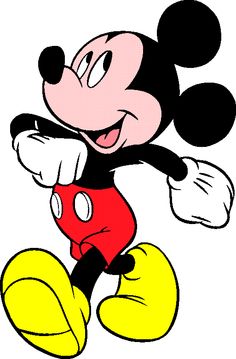 Clipart of mickey and minnie mouse