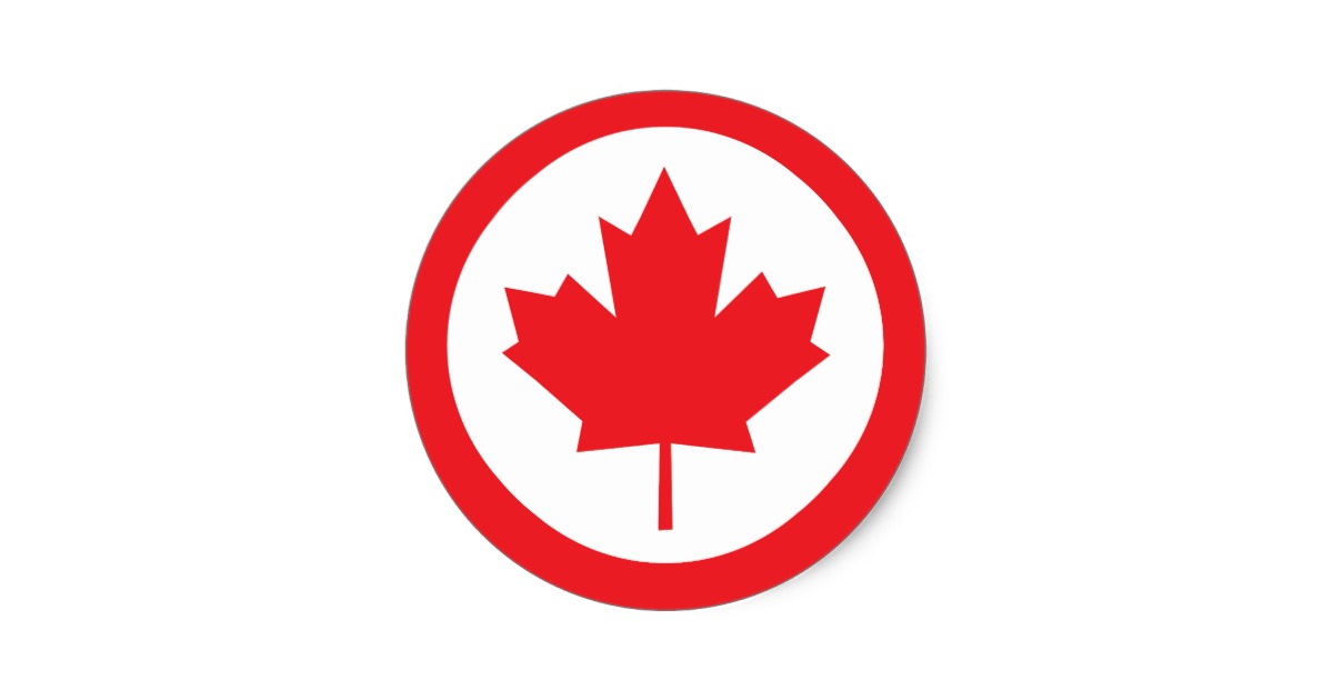 Canada Maple Leaf Stickers | Zazzle