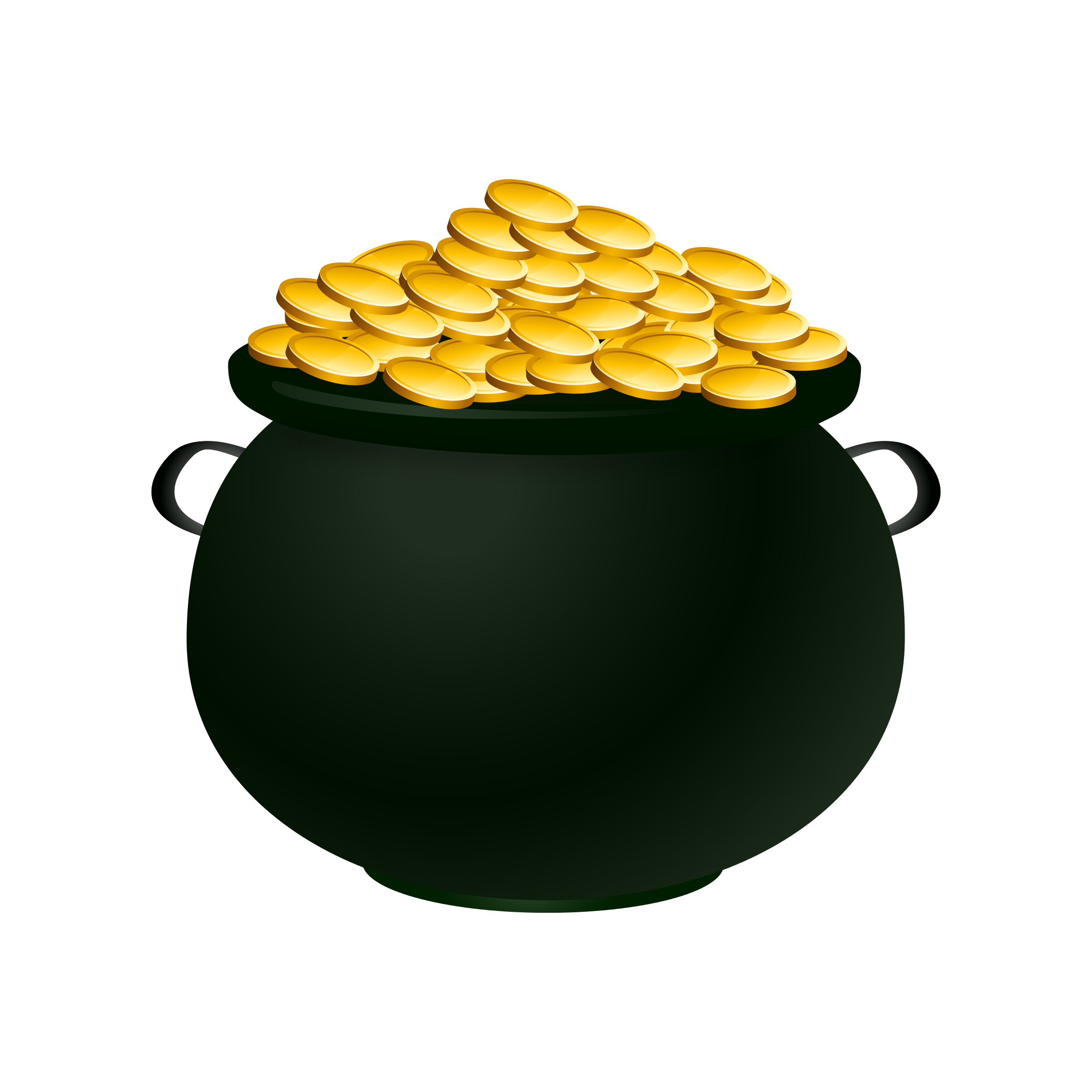 Pot Of Gold Clip Art - Tumundografico