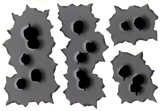 Clipart bullet holes