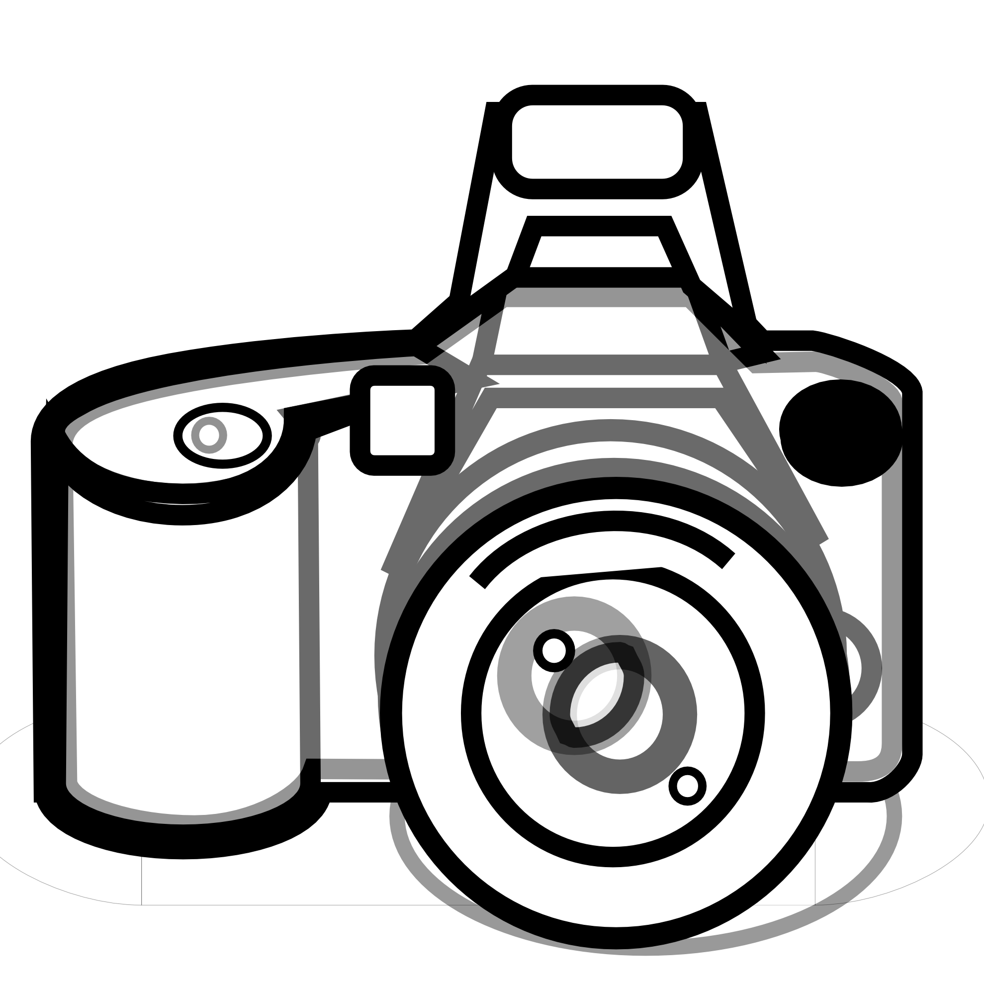 camera photo black white line art coloring book ...