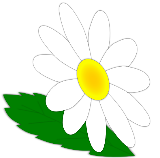 clip art free daisy flower - photo #17