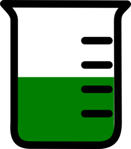 Green Beaker clip art - vector clip art online, royalty free ...
