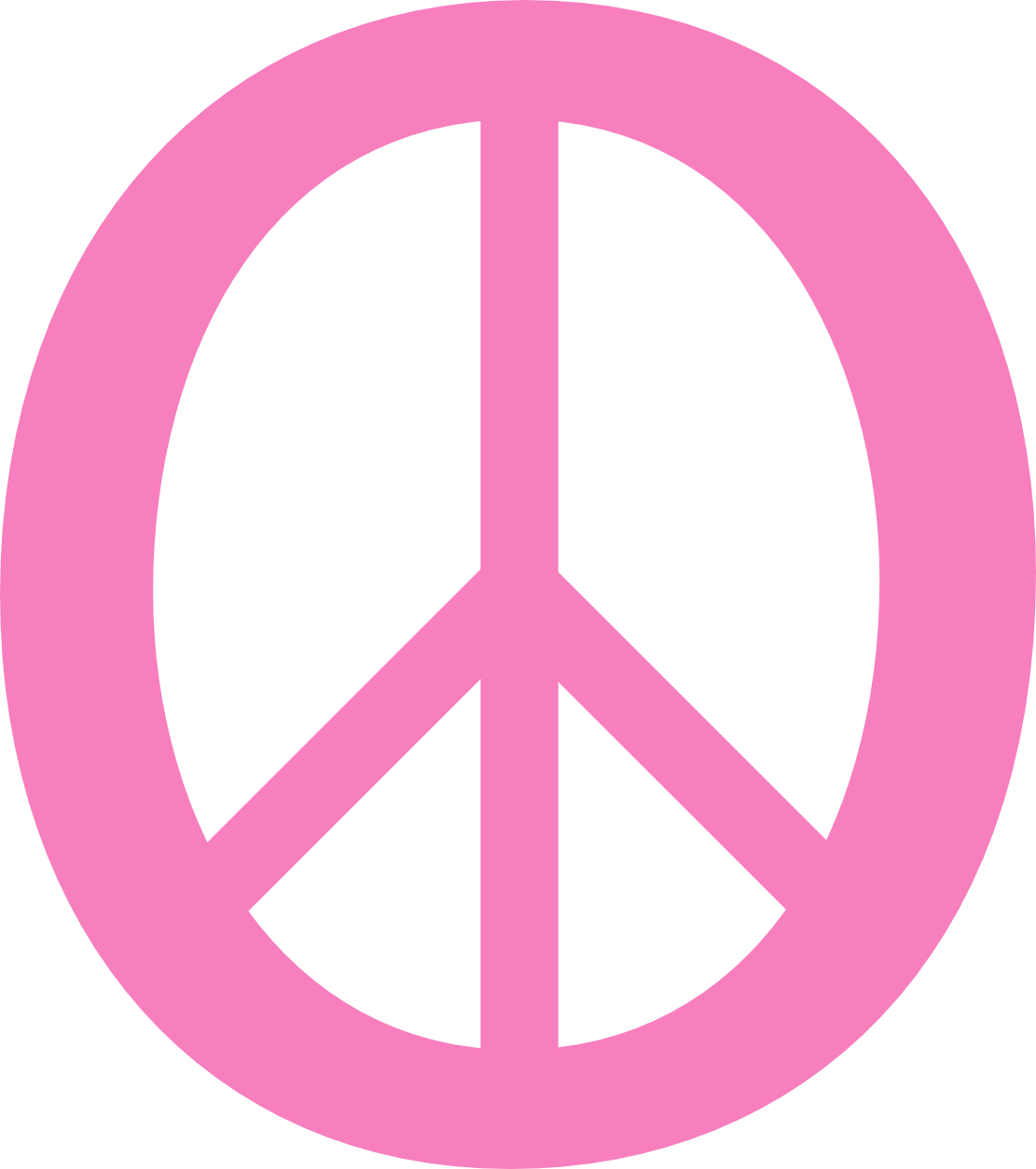 Persian Pink Peace Symbol 11 dweeb peacesymbol.org Peace Symbol ...