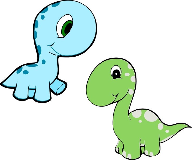 Cute Baby Dinosaurs Clipart