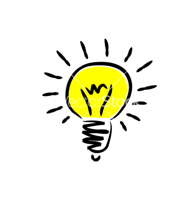 Thinking Light Bulb Clip Art - Free Clipart Images