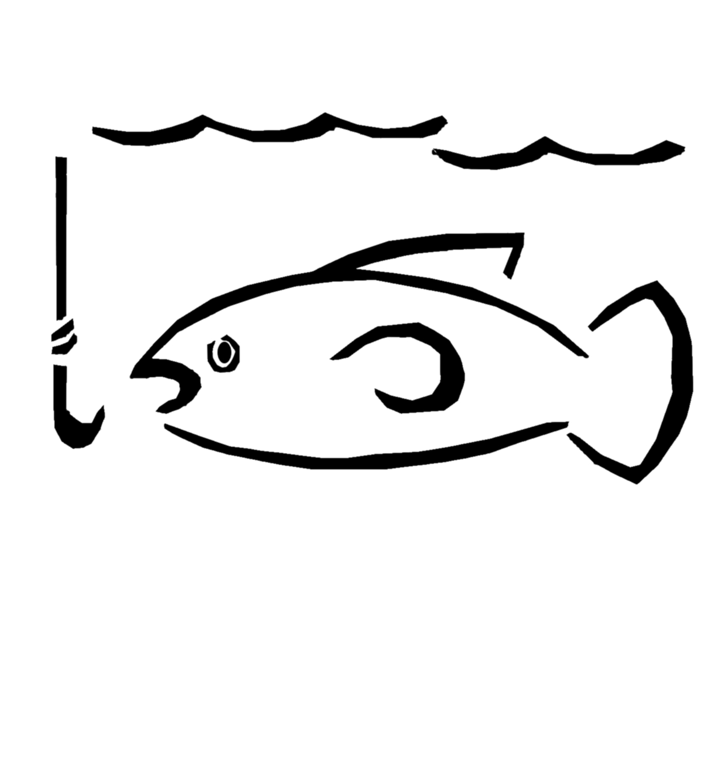 Free Clipart Fish Hook
