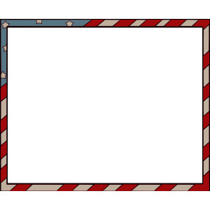 July 4th clipart borders