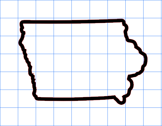 Best Photos of Iowa State Shape Outline - Iowa State Outline Clip ...