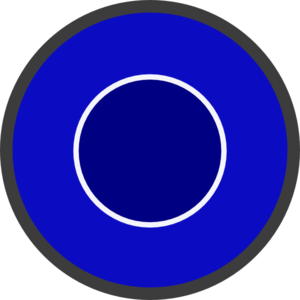 Double Circle Blue Clip Art - vector clip art online ...
