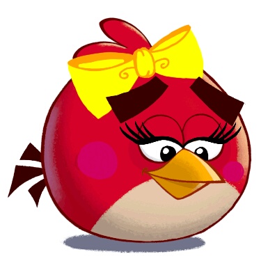 Image - Angry Birds Toons Character Ruby girl Redbird - 1.jpg ...