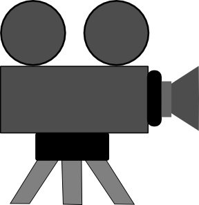 Movie Camera clip art Free Vector