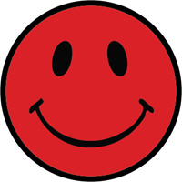 Crimson Smiley Face Logo - Free Clipart Images