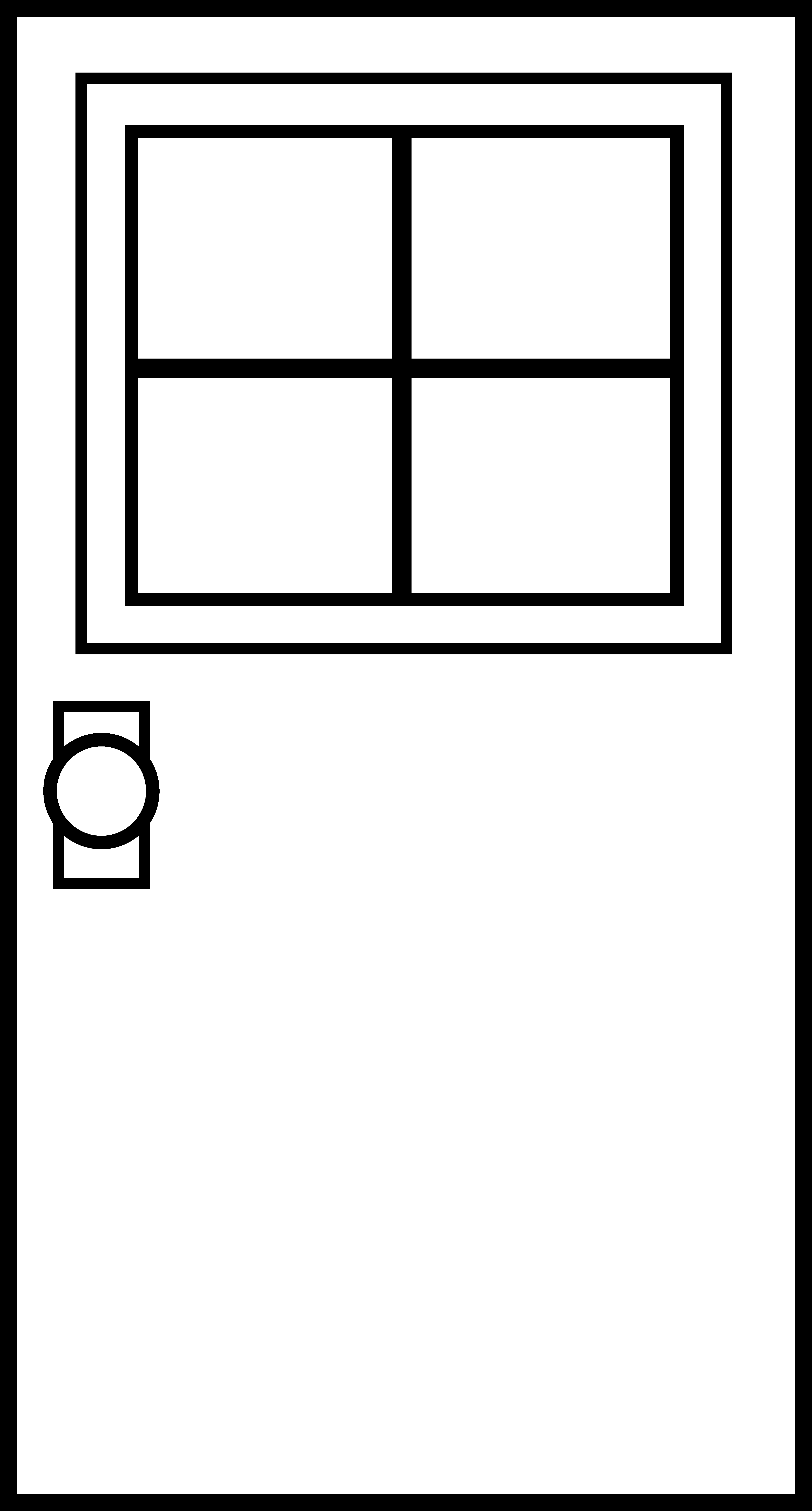 Rectangle table clipart black and white