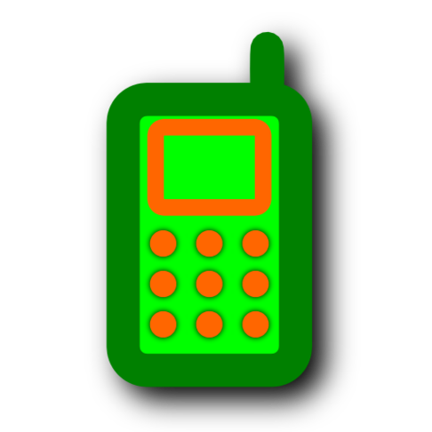 Cell Phone Icons Free In 2D Clipart - Free to use Clip Art Resource