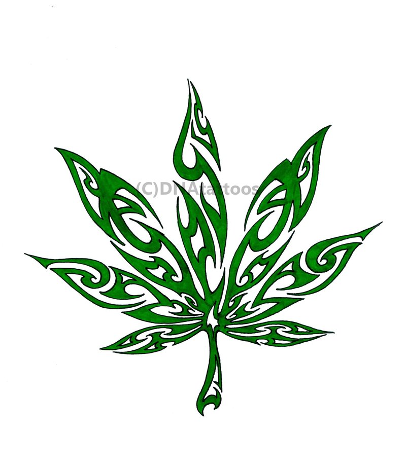 pot leaf with tribal clipart best pot leaf with tribal clipart best