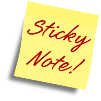 Sticky Note!