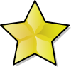 Yellow Star - vector clip art online, royalty free & public domain