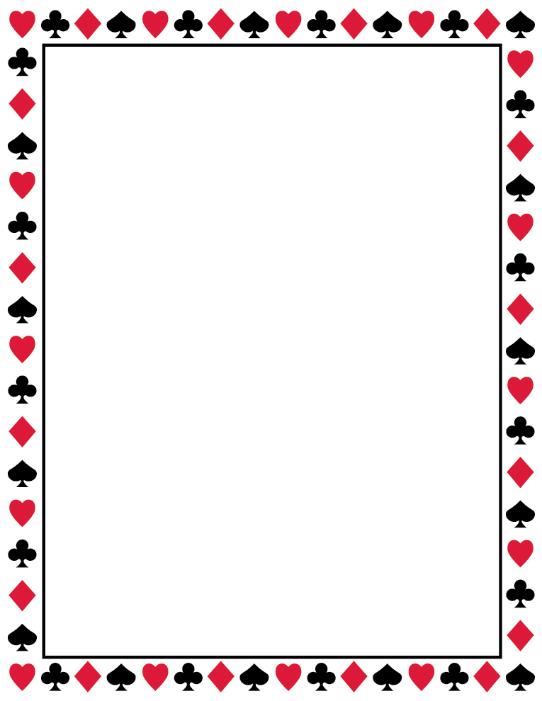 Poker Border Clipart