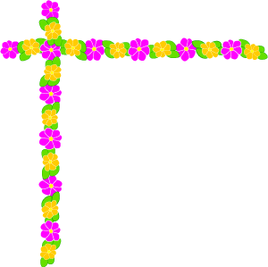 Small Flower Borders Clipart