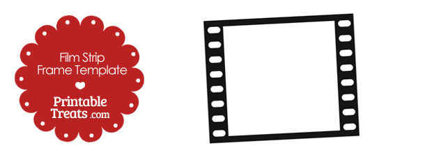 Printable Vertical Filmstrip Frame Template — Printable Treats.com