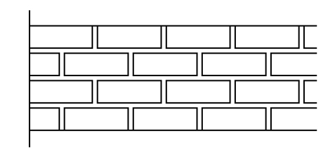 Step 3: Drawing the First Row of Bricks