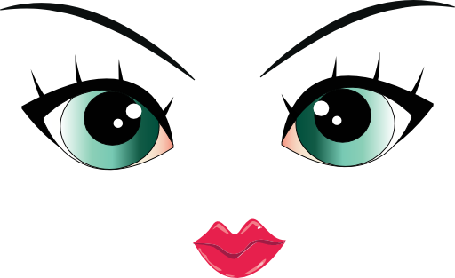 girl eyes clipart - photo #6