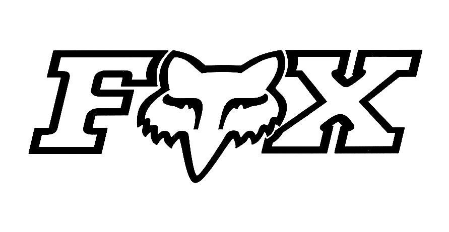 fox logo Colouring Pages