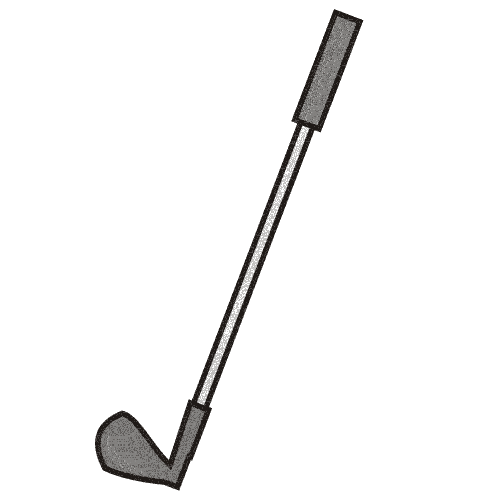 golf stick drawing