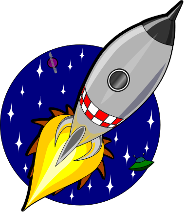 Free to Use & Public Domain Rocketship Clip Art