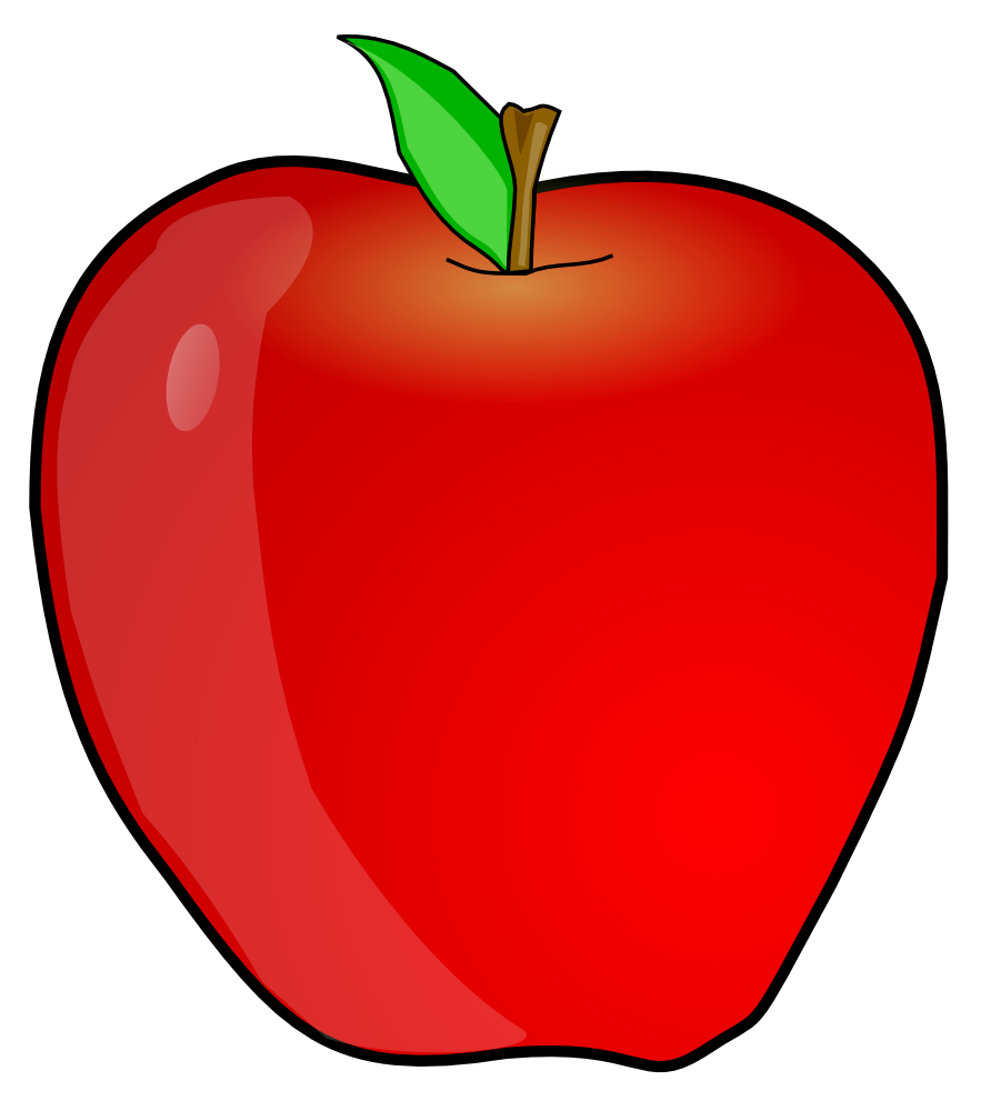 Teacher Apple Clip Art - Free Clipart Images