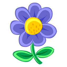 Flower drawing clipart