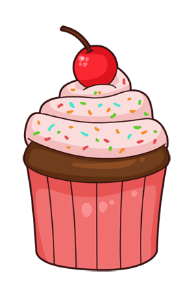 Animated cupcake clipart
