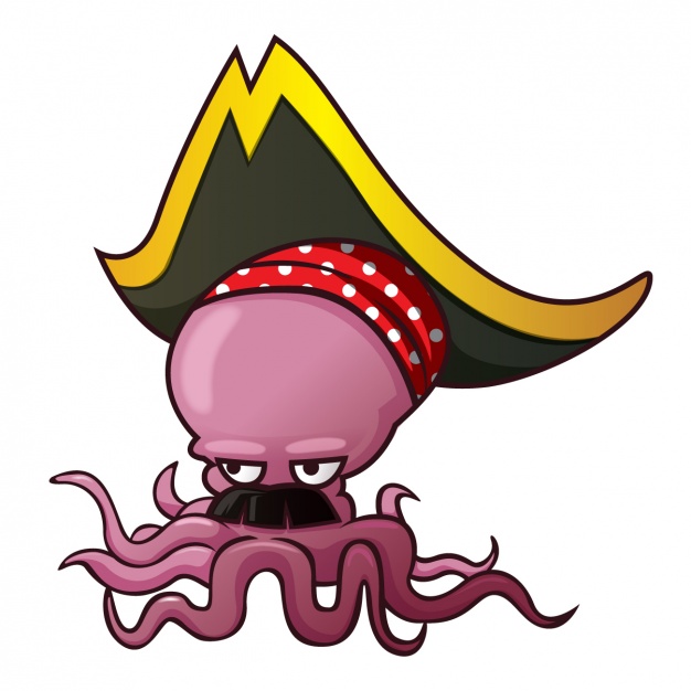 Octopus Cartoon Vector | Free Download