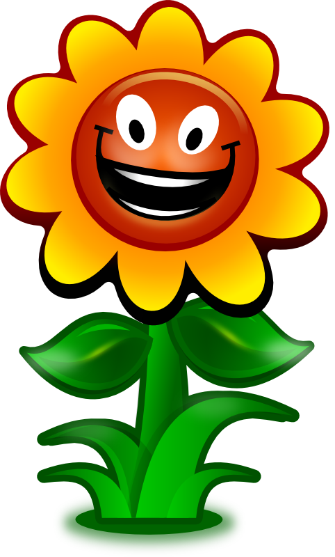 Sunflower Cartoon | Free Download Clip Art | Free Clip Art | on ...