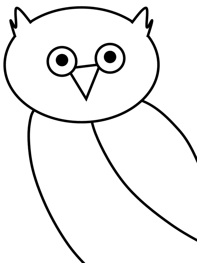 Owl Outlines ClipArt Best