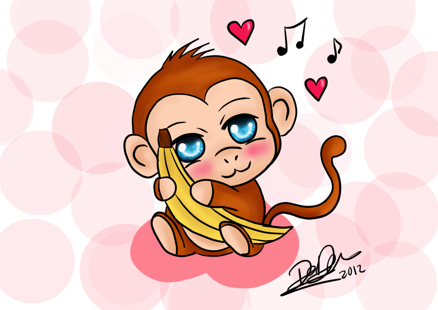 Cute Monkey Drawing | Free Download Clip Art | Free Clip Art | on ...