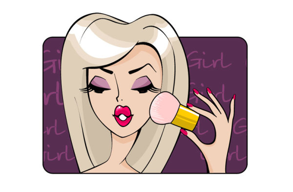 doll makeup cartoon doll makeup cartoon