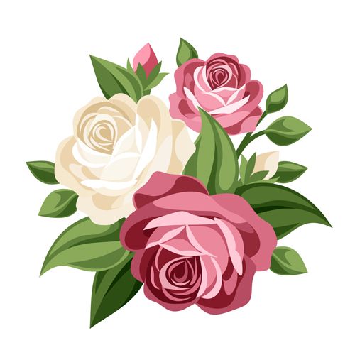1000+ images about Obje boyama | Clip art, Pink roses ...